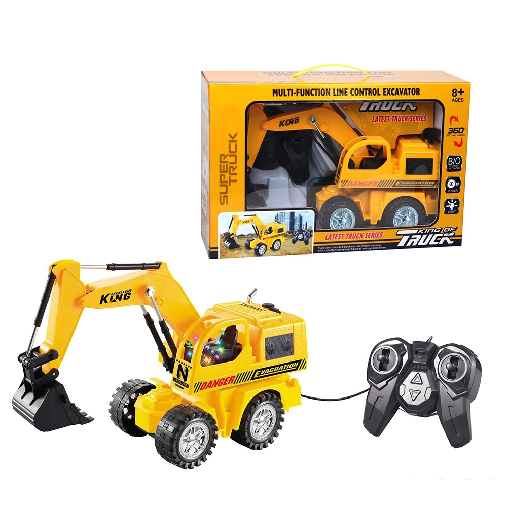 360&deg; Degree Rotate 5 Channel Remote Control Excavator Toy