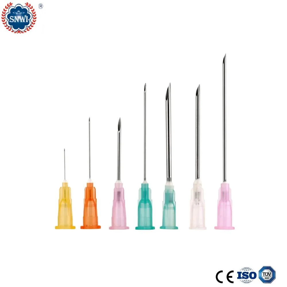 CE ISO Approved Disposable Sterile Irrigation Infusion Hypodermic Medical Injection Syringe Needles