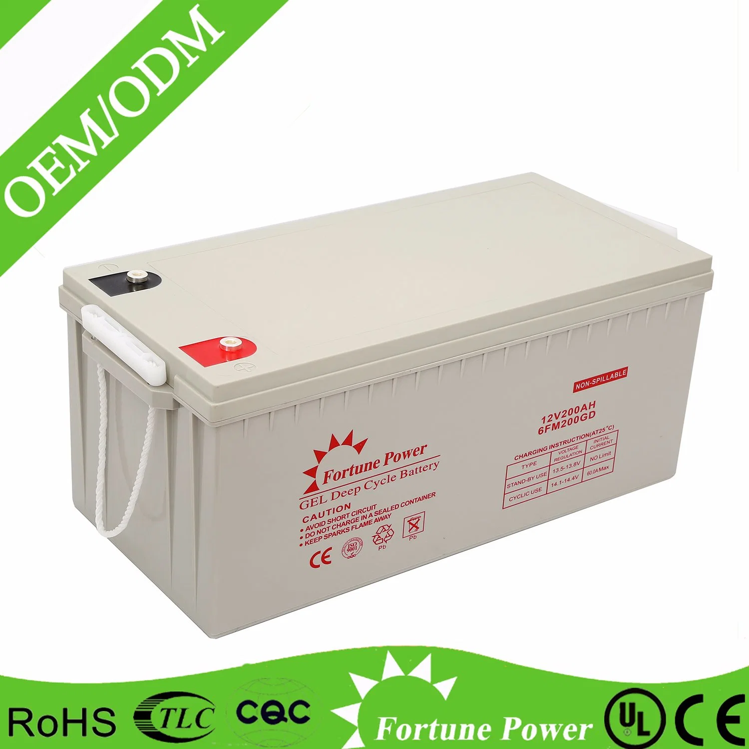 Raw Power Battery 12V200ah Hot Selling in Yemen Market