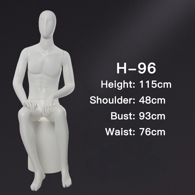 Wholesale/Supplier Garment Full Body Male Mannequin Window Display Dummy Sitting Mannequin