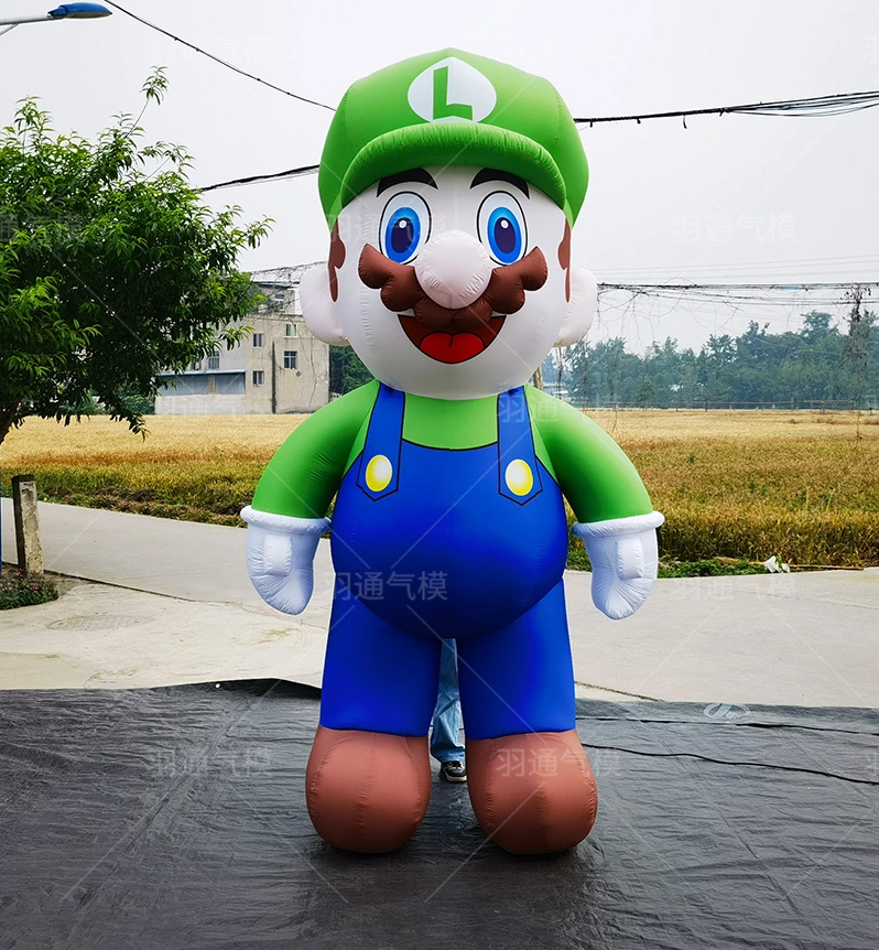 Boyi Wholesale/Supplier Publicidad personalizada Big Inflatable Mario Cartoon