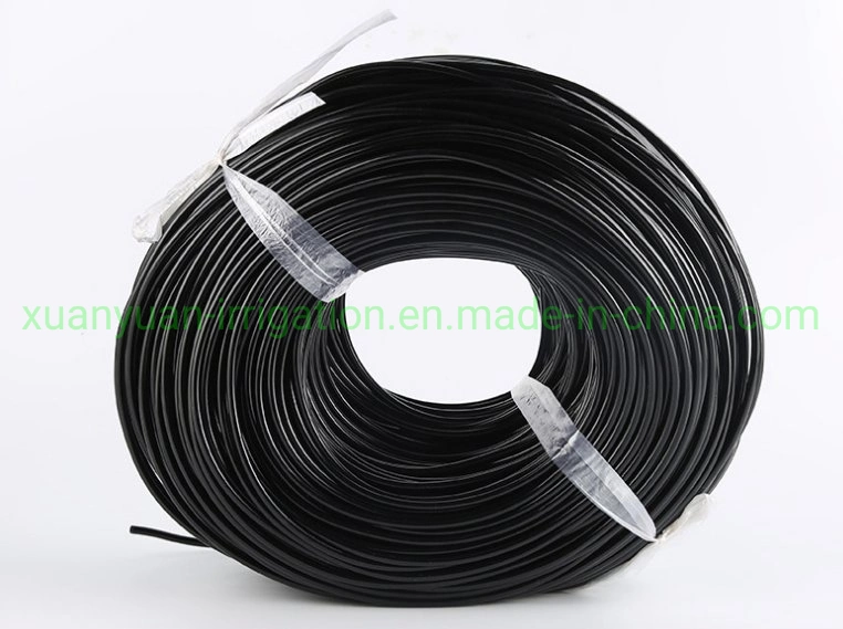 PVC Tube Plastic Hoses for Greenhouse/Farm Irrigation Black