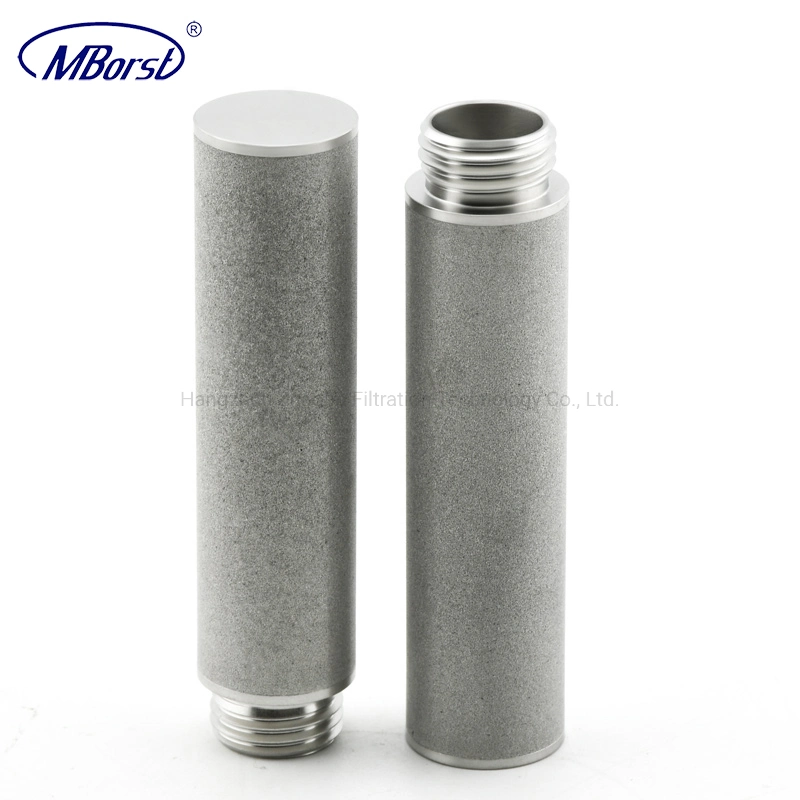 Cartucho de filtro de alta calidad de acero inoxidable malla de alambre micro poroso de titanio en polvo sinterizado de metal de los filtros de aceite en el elemento de la filtración de agua