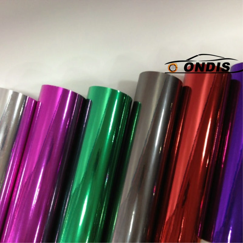 PVC Car Sticker Self Adhesive Film Mirror Chrome Vinyl Car Wrap