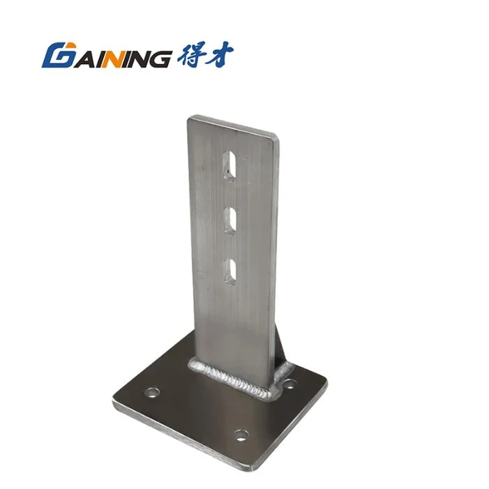 Aluminum Alloy Reinforced Foot Custom Various Sheet Metal Welding Machining Parts