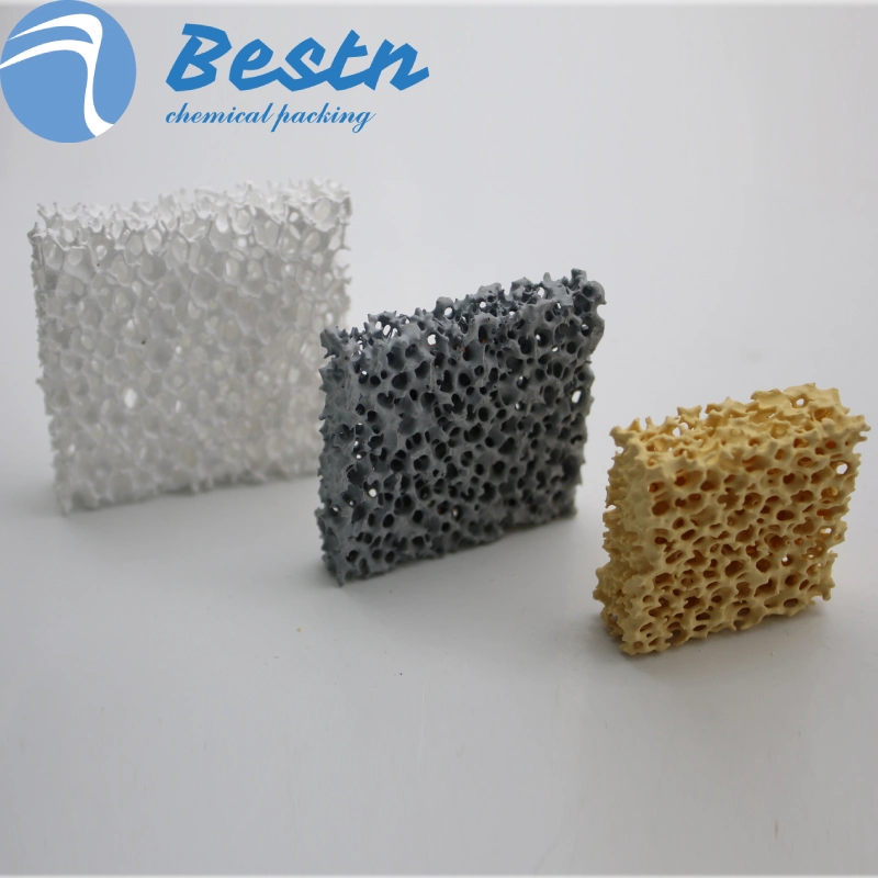 Resistance 1700&ordm; C Zirconia Ceramic Foam Filter for Magnesium Oxide Casting Filter Mesh for Casting