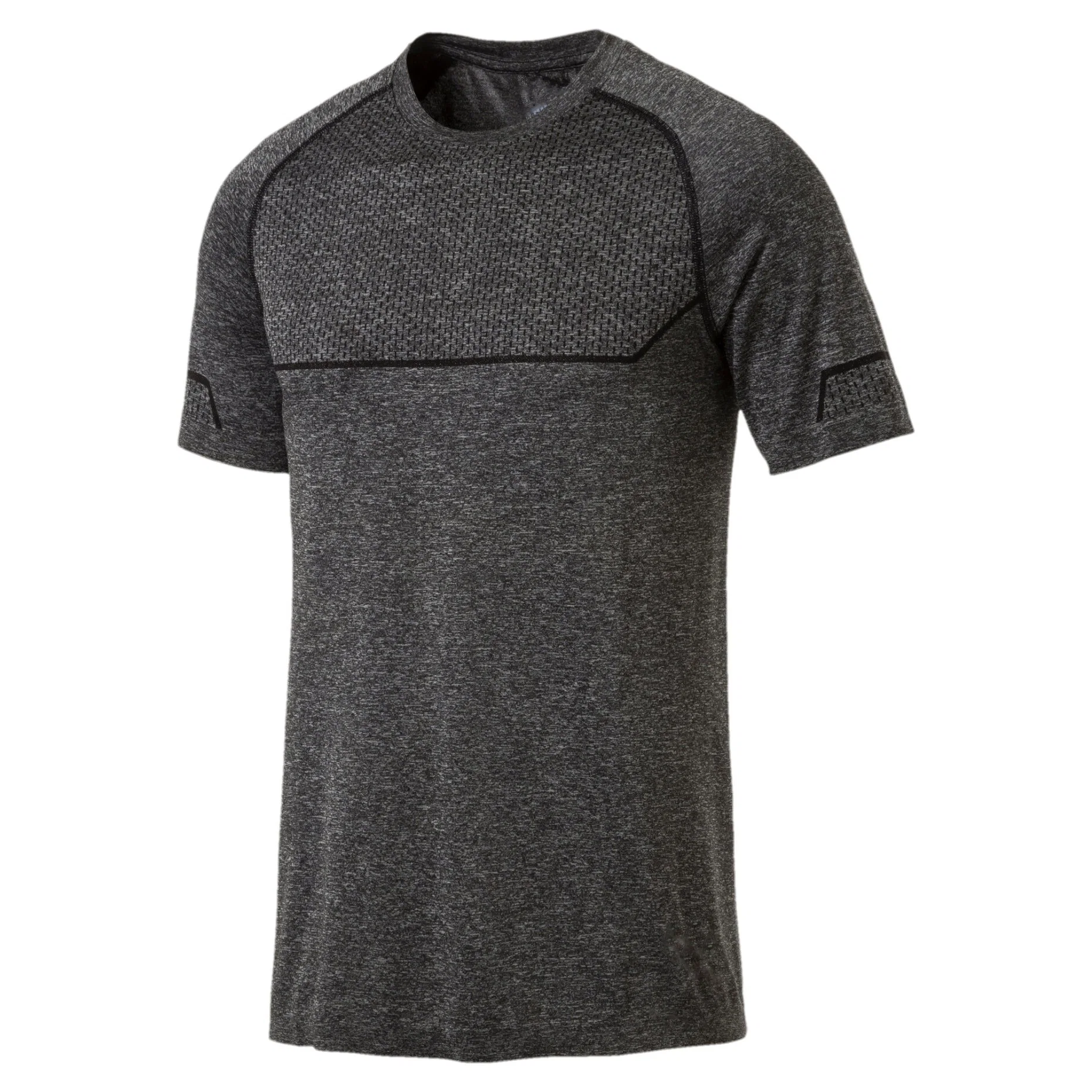 Men's Seamless Quick Dry Short Sleeve Top Energy Training Tee Athlet Running Gym Sports Wear