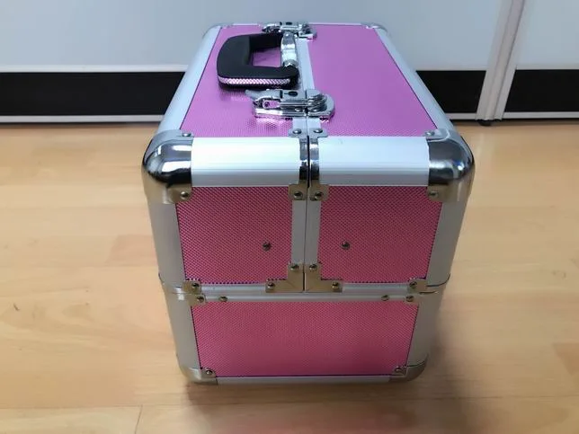 Professional Aluminum Cosmetic Case, Aluminum Case with Different Colors for Sale (KeLi-Hz51)