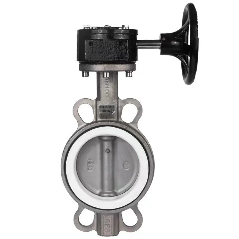 China Cheapest Type Stainless Steel DN450 DN500 DN600 DN700 DN800 Rubber Seat 150lb CE Approval Butterfly Valve Supplier