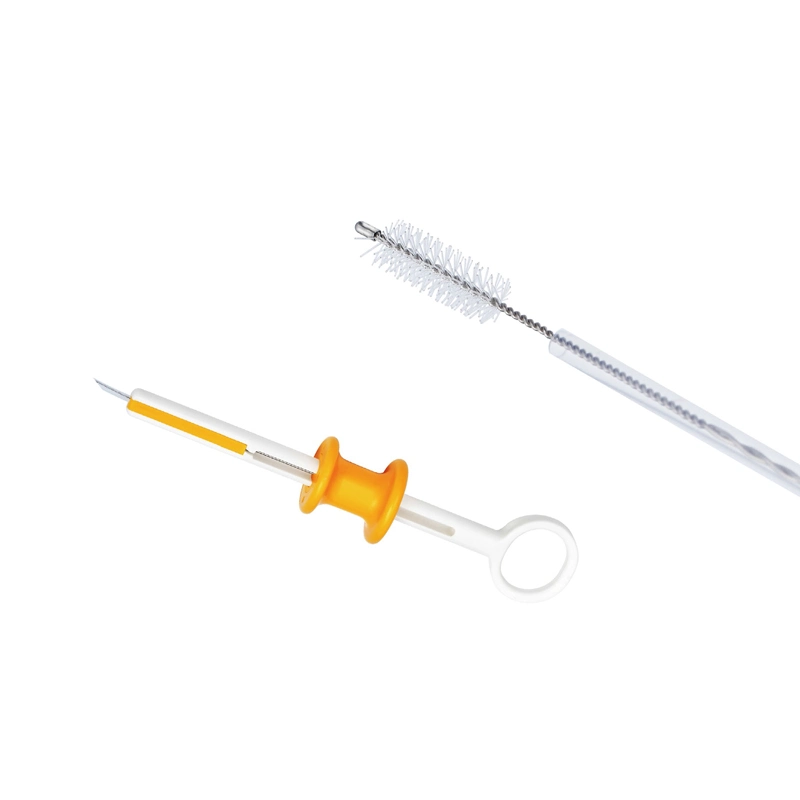 Disposable Straight Shape Endoscopic Cytology Brush for Gastroscope