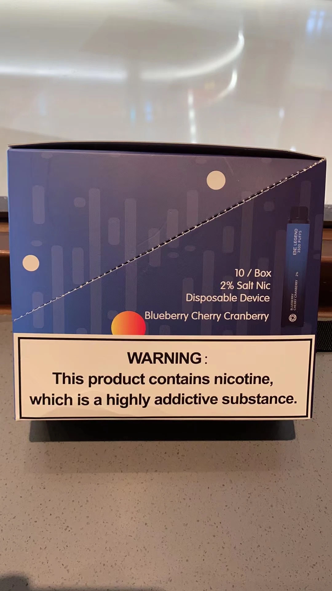 Leyenda de Ene de 1600 inhalaciones Vape desechables de pluma de Vapor de los cigarrillos electrónicos