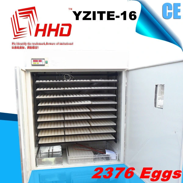 Hhd 2376 Eggs High Hatching Rate Fully Automatic Incubator Yzite-16