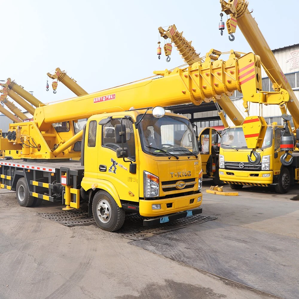 Chargeuse forestière H W, camion-grue de remorque, 10 tonnes monté