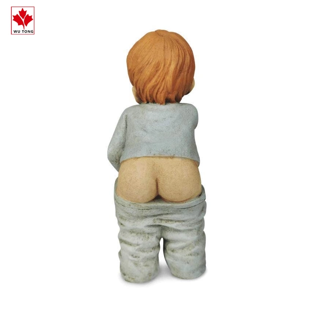 Customized Home Decoration Resin Stinky Boy Figurine Gifts