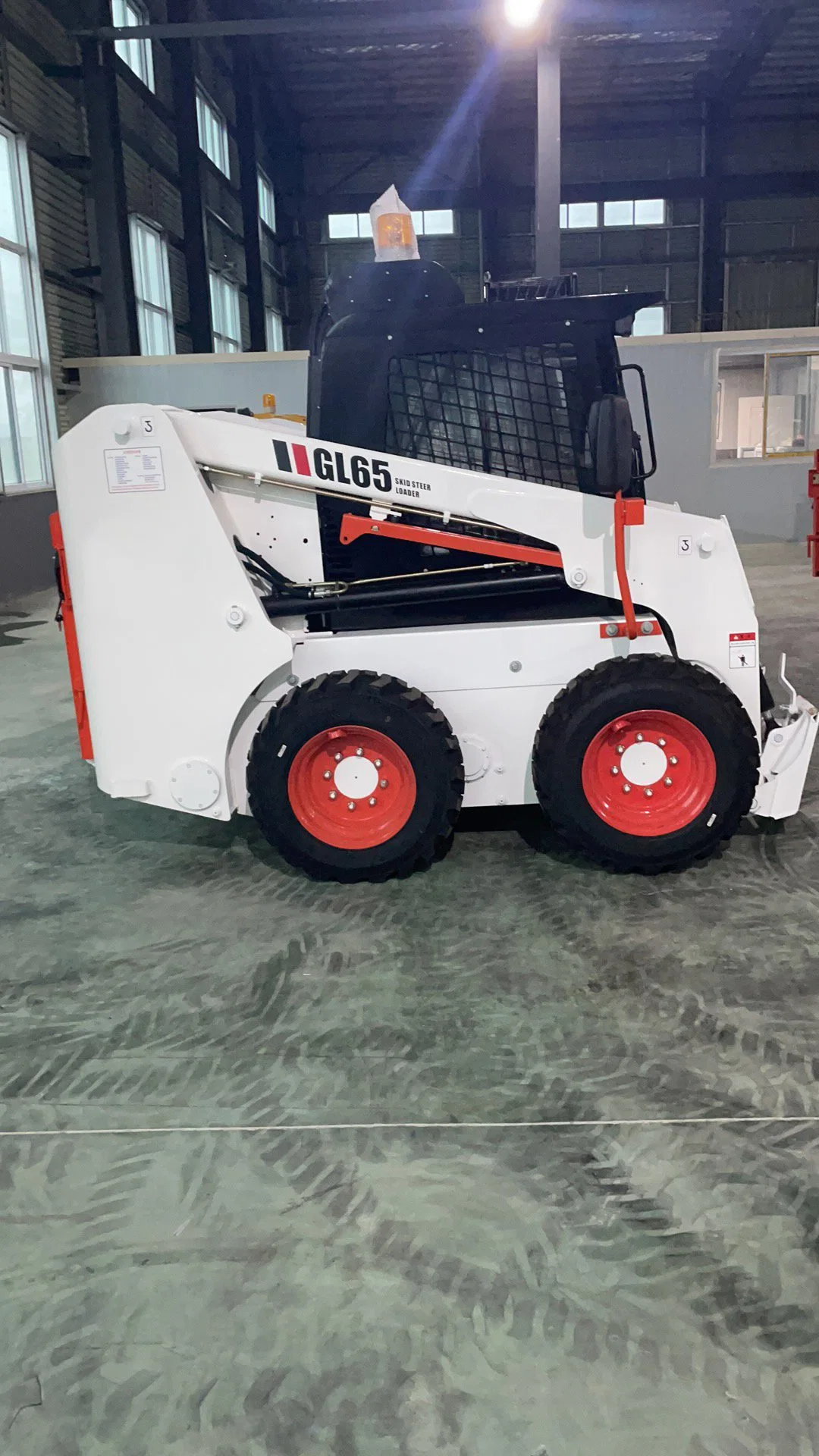 Work Weight 3000kg 3500kg Wheel Mini Skid Steer Loader