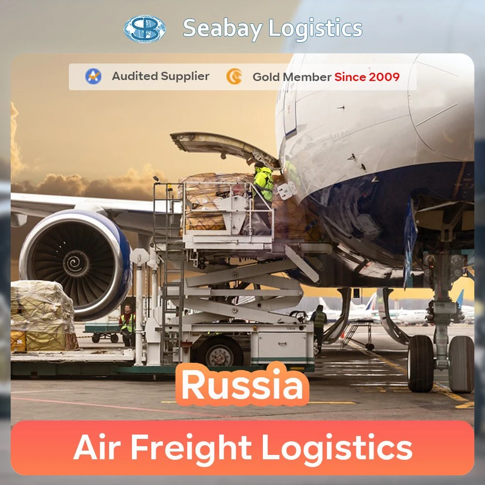 Transport logistique de fret aérien en Russie ou transport aérien de la Chine à Moscou