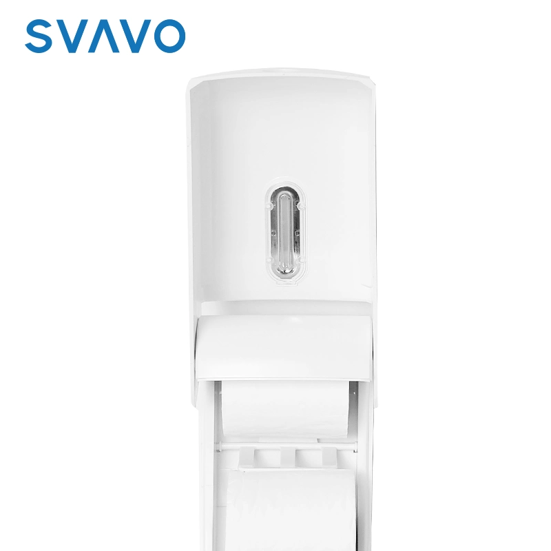 Casa de banho Svavo Mini Roll duplo de alta qualidade montado na parede Dispensador de papel de rolo duplo para suporte de papel tissue