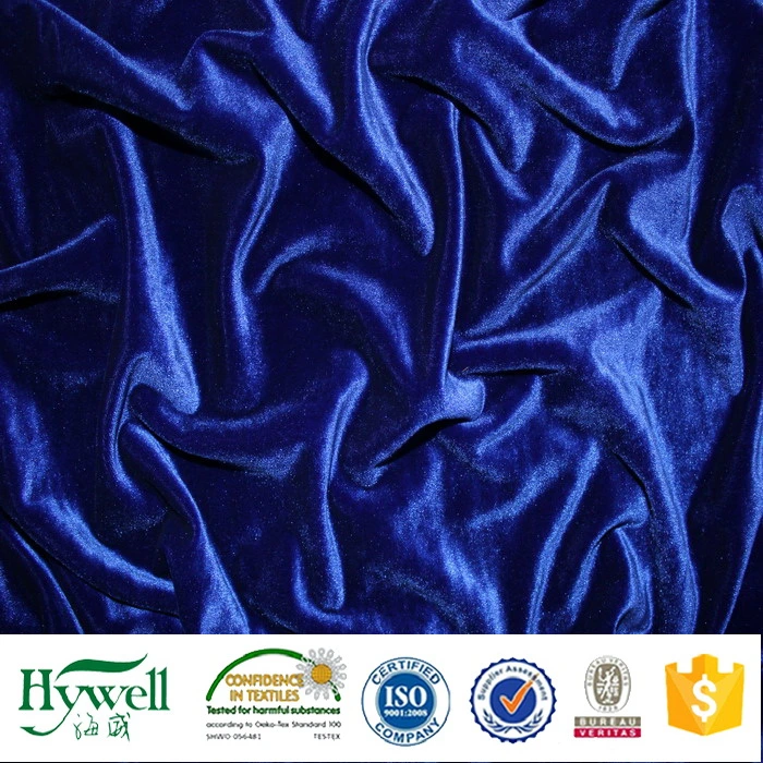 Polyester Velvet Curtain Fabric with Wide Width