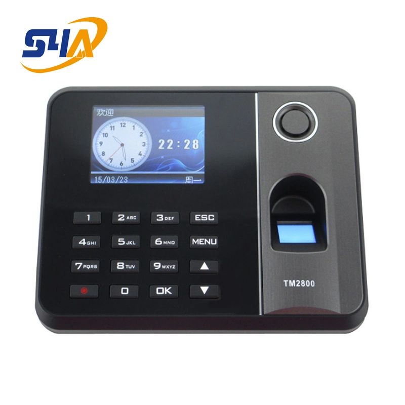 Employee 2.8 Inches Smart Time Attendance Machine USB Pen Driver Store Data Attendance Exports