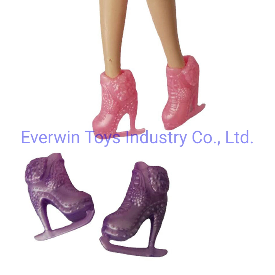 Factory Supply Doll Accessory Plastic Band Shoes Dolls Shoe