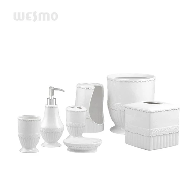 Accesorios de baño de porcelana de alta calidad Accesorios de baño Juego de baño