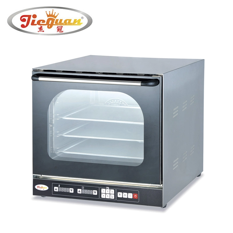 Eb-1A Electric Perspective Convection Oven with CE 48 Liters Capacity Hot Air Circulation Function 4 Trays Convection Oven Commercial Restaurant