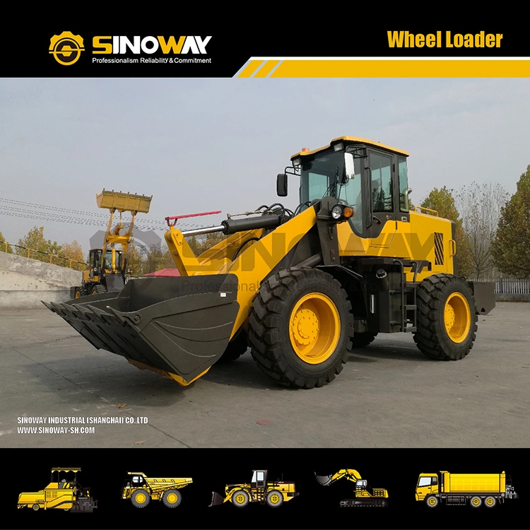 New Wheel Loader Zl50 Sinoway Pay Loader for Sale