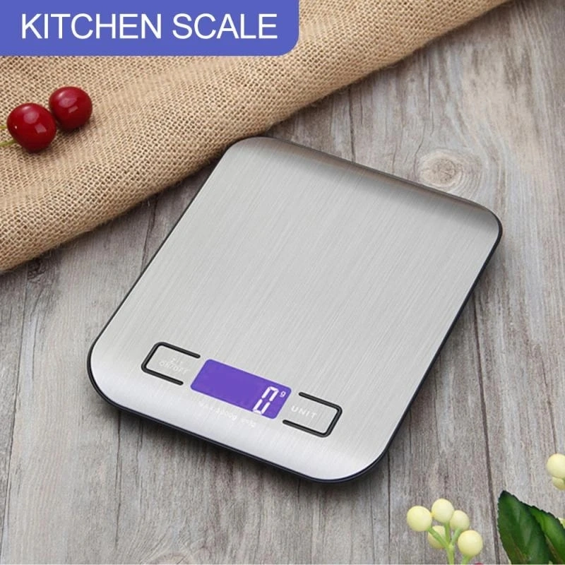 10kg/1g Stainless Steel Digital Electronic Kitchen Food Diet Scale Milk Baking Electronic Scale Kitchen Scales Measuring Tools