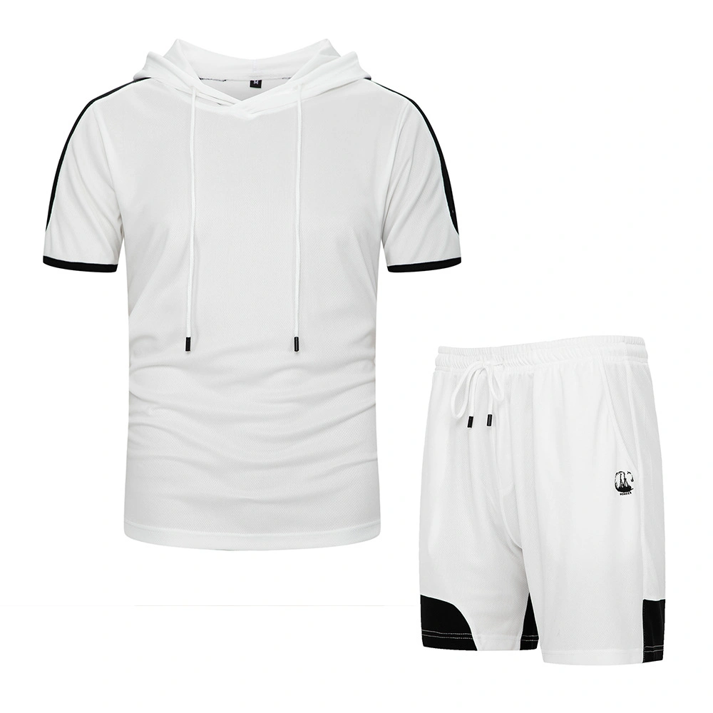 Summer T-Shirt Shorts Set Casual Boys Sports Polyester Custom Gym Tracksuit