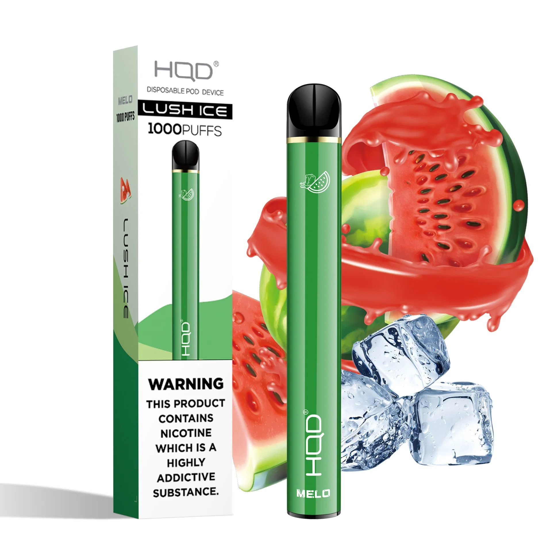 Wholesale/Supplier Hqd Melo 1000 Puffs Hot Selling in Greece Disposable/Chargeable Vape Pod