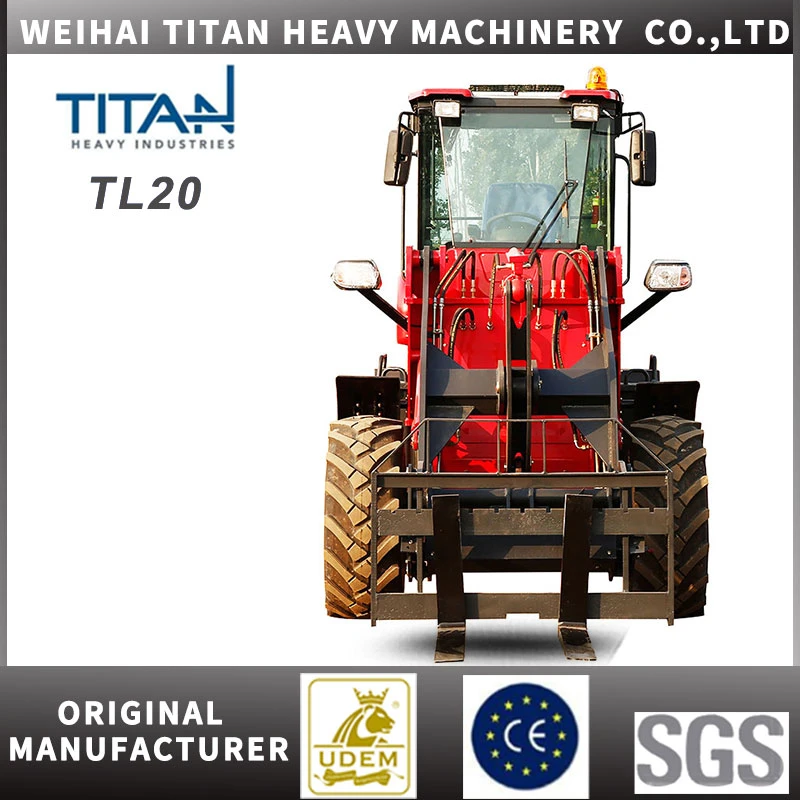 Titan New Low Price Payloader Garden Mini Front End Loader with Hydraulic Cylinder