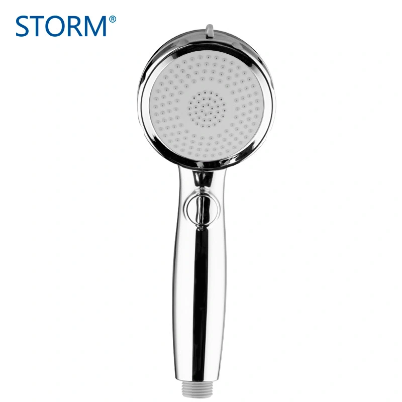 Bathroom 3 Functions Exposed Wall Mounted Rainfall Headshower Stainless Steel Pipe System Faucet Combo Shower Set with Handheld Spray