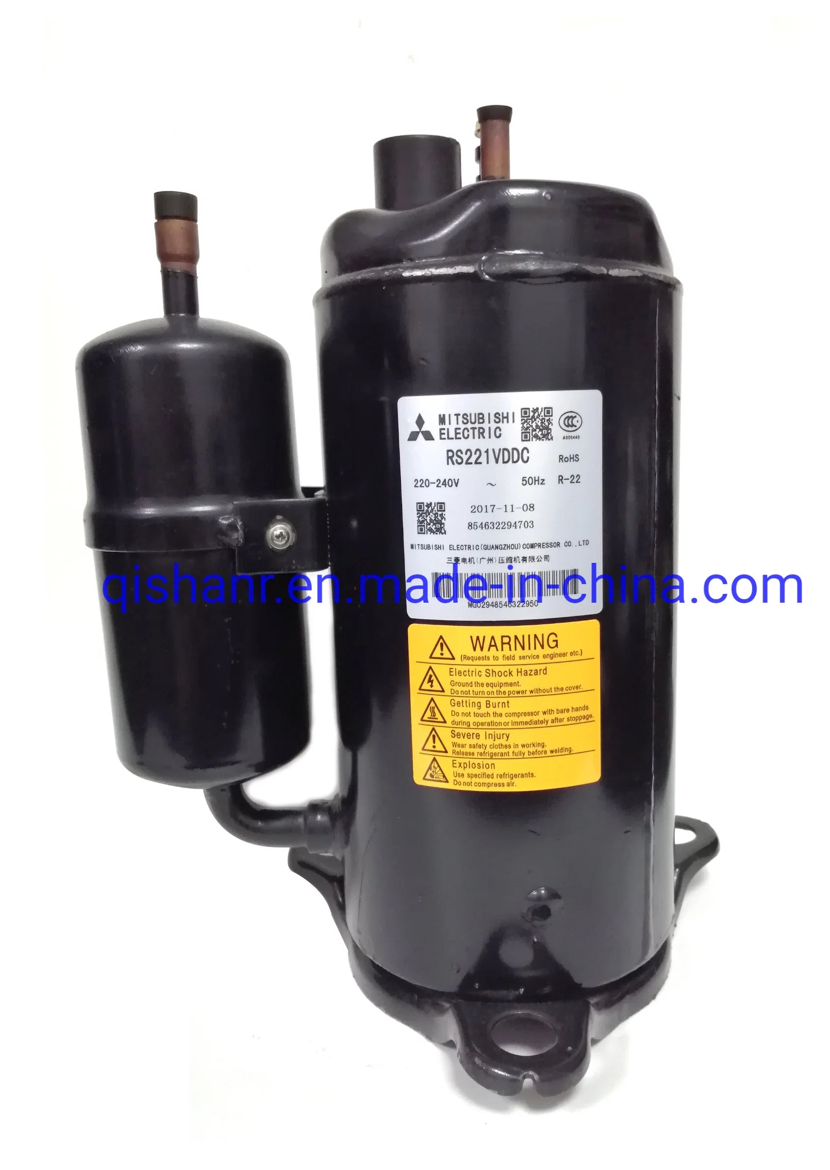 4HP Mitsubishi Scroll Refrigerator Compressor Air Conditioner Compressor Lht53nbdc for Inverter Compressor