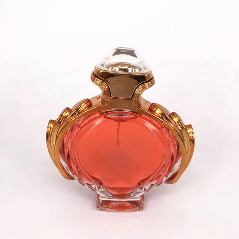 30ml 50ml 100ml Antiqued Vintage Craft Gift Home Decoration Metal Alloy Perfume Bottle Retro Arab Style Empty Glass Essential Oil Bottle