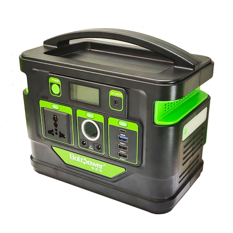 Multifunctional 500W Outdoor Portable Power Station Emergency Portable Energy Storage Power Supply