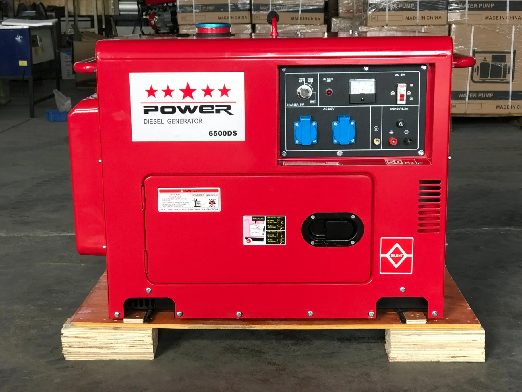 Hot Sale 5kw 6kw 7kw Three Phase Silent Diesel Generator From China