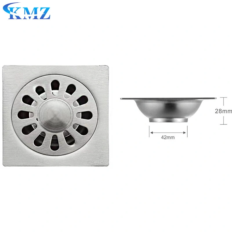 Factory Wholesale/Supplier Bathroom Odor Proof Floor Drain Square