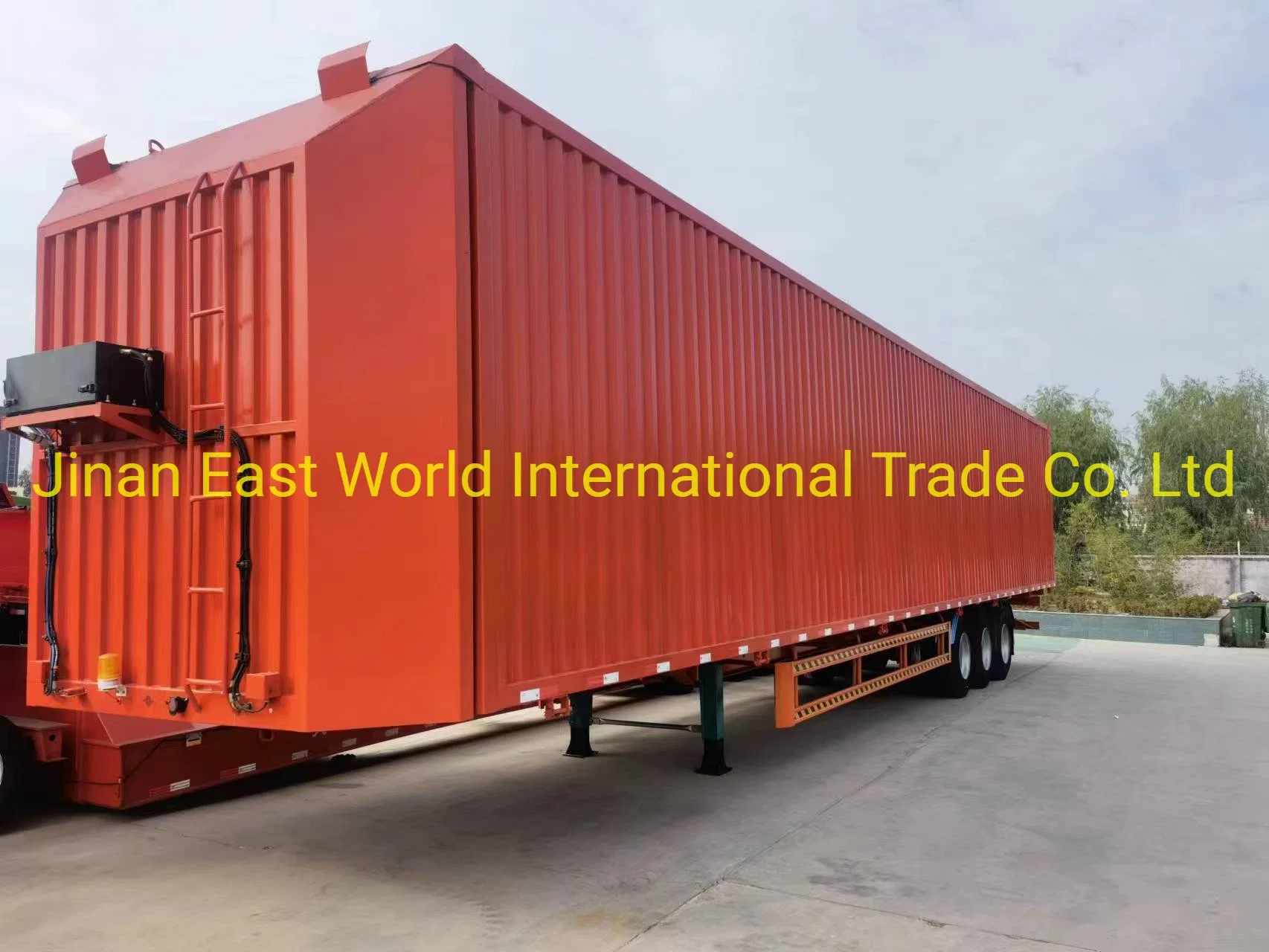 Heavy Machine Carrier Lowbed Semi Trailer Professional Supplier