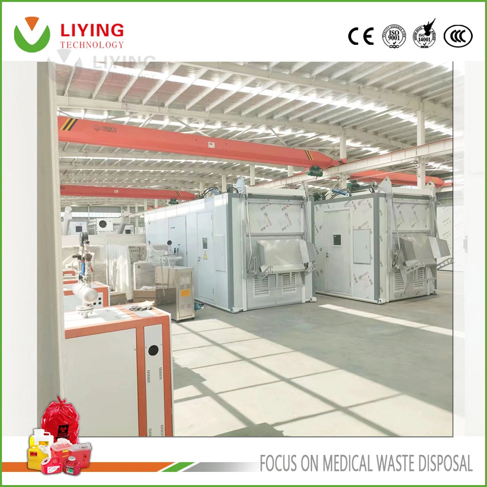 Microwave Hospital Medical Waste Treatment Equipment System