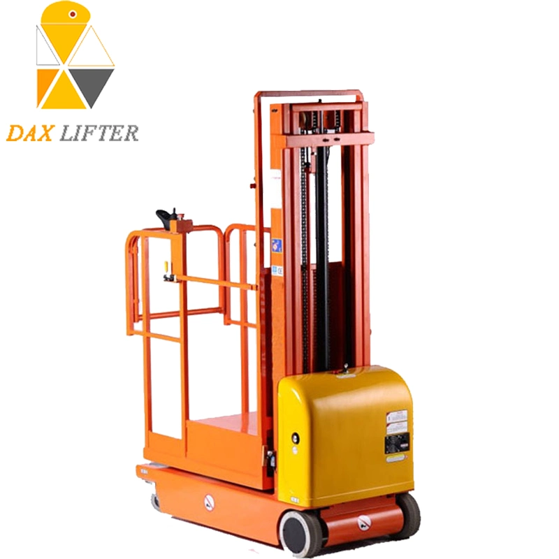 Hot Sale 4m 300kg Warehouse Use Self Propelled Goods Picking Lift Platforms