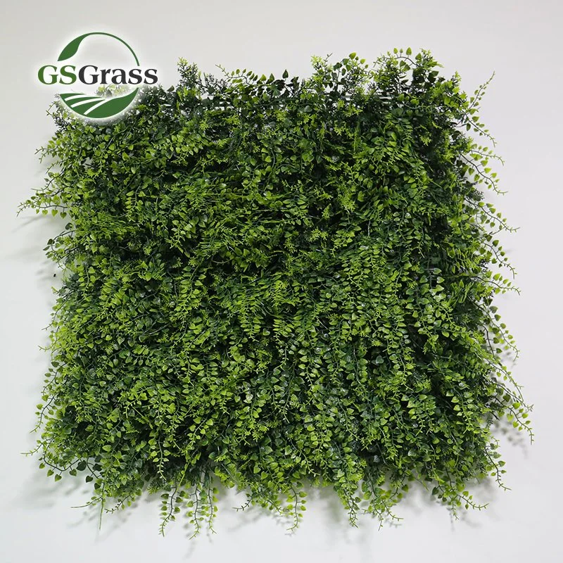 Mayorista Artificial Boxwood Hedge Fence Panel planta artificial pared para Decoración exterior