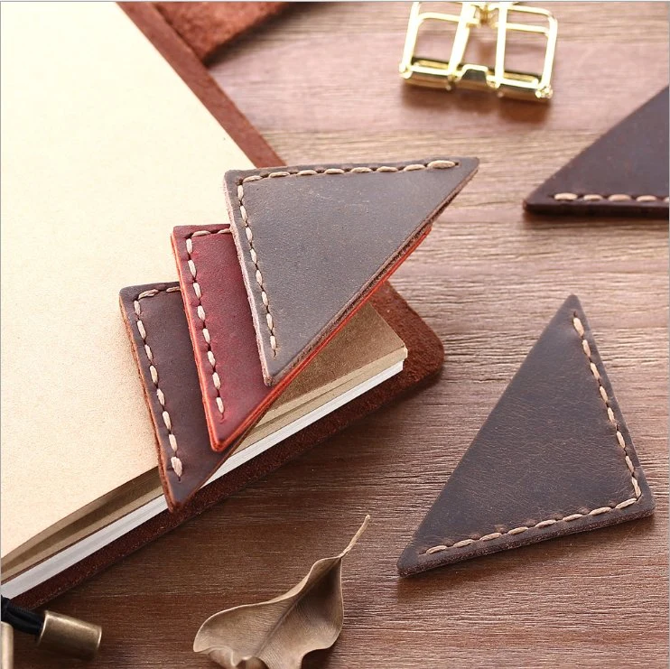 Leather Bookmark Rectangle Reading Bookmark Decor Craft