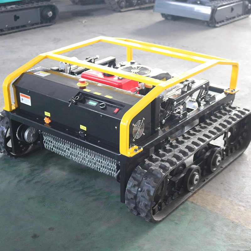 Free Shipping 800mm Crawler Remote Snow Control Robot Lawn Mower