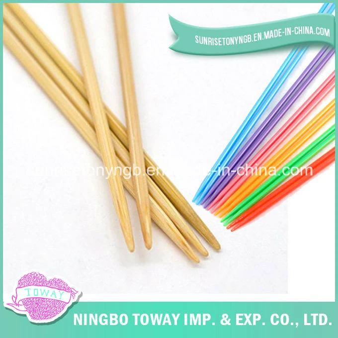 Various Size Colorful Aluminum Bamboo Plastic Knitting Needles