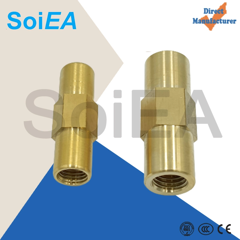 Brass Fittings Threaded Coupling for Threaded Copper Bond Earth Rod