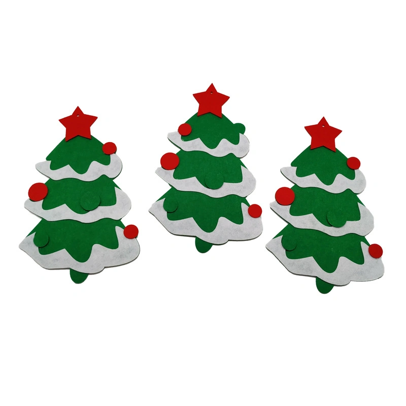 High quality/High cost performance  Felt Ornaments Tree Hanging Decoration Ornaments Pendant for Christmas Home Door Decorations