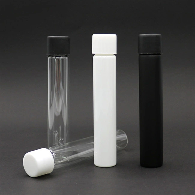 Clear Tubular Mini Wishing Bottle Glass Tube Vials with Childproof Lid 22*116mm