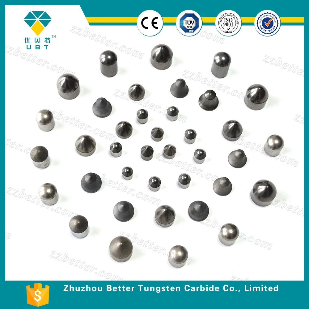 Bouton de carbure de tungstène à tête plate à partir de Zhuzhou Chine