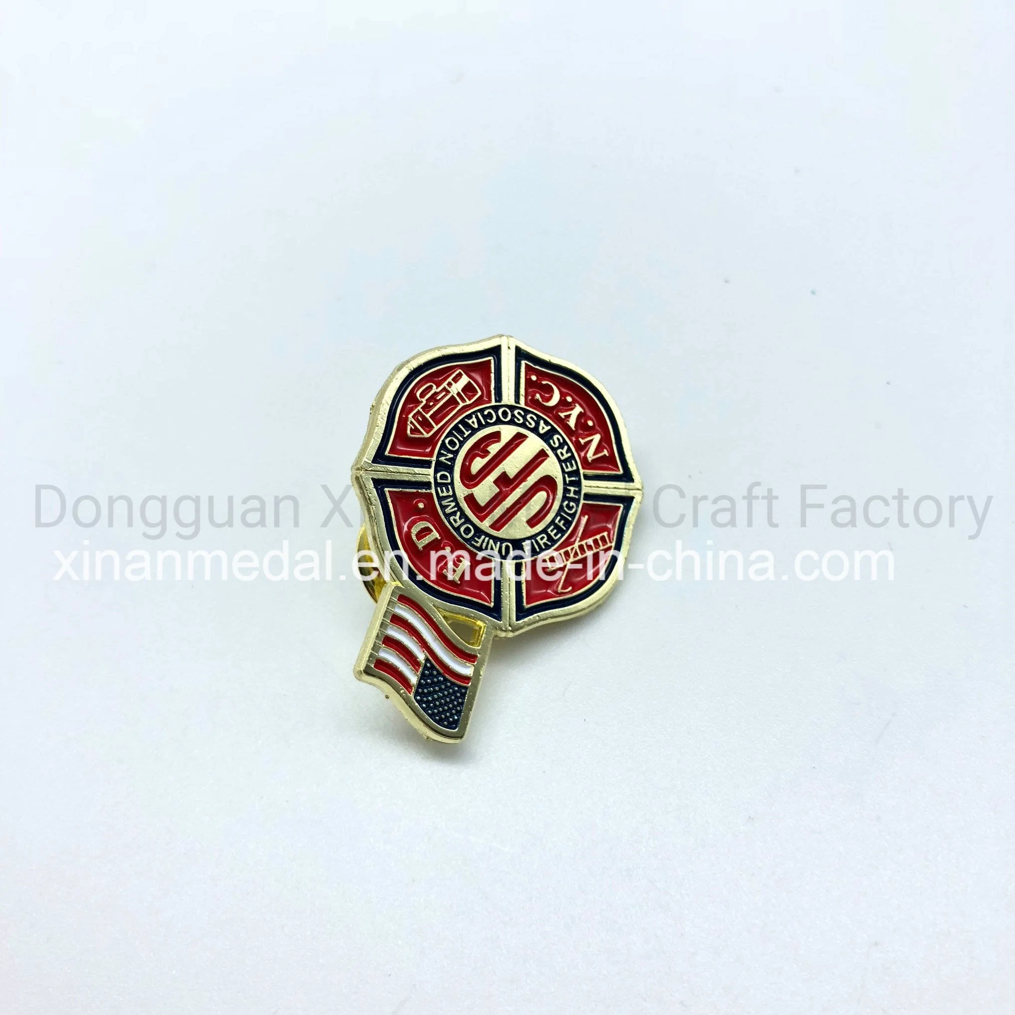 Custom Promotion Brass Brooch Souvenir Zinc Alloy