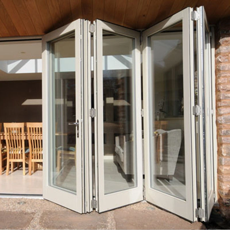 Metal Interior/Exterior Door Glass Folding Door